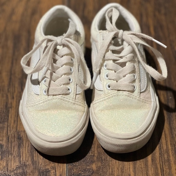 Kids White Sneakers - Picture 2 of 4